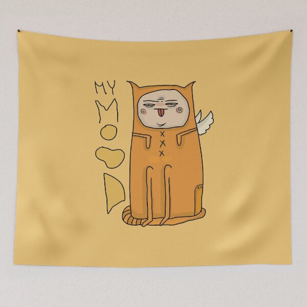 Item preview, Man in cat costume with displeased face with wings designed and sold by VladdissH.