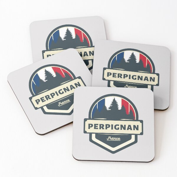 Item preview, Perpignan France Retro Vintage Badge designed and sold by World Designs.