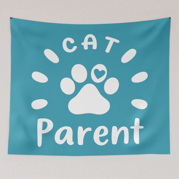 Item preview, Cat Parent Typography designed and sold by Lyonyx.