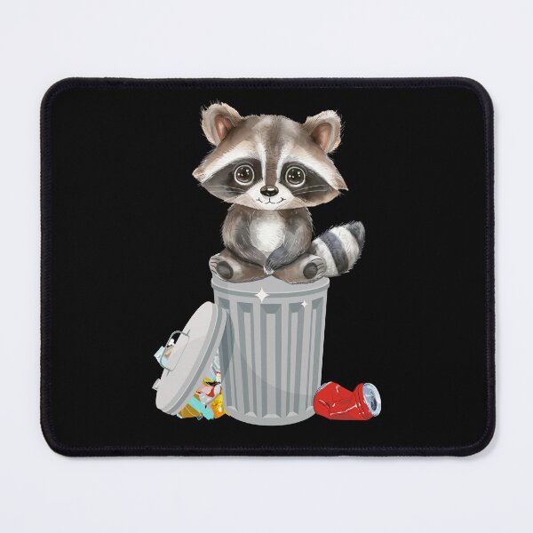 Item preview, Cute Raccoon on a bin designed and sold by Fantacaroo Designs.