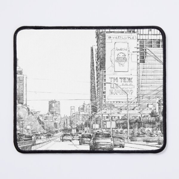 Item preview, Highway,  black and white cityscape  designed and sold by andrii kutsachenko.
