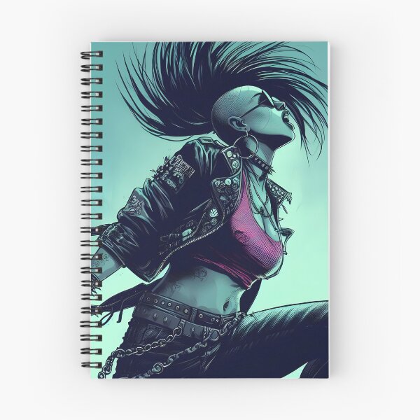 Aperçu de l'œuvre punk woman dancing (00026) créée et vendue par cedmultimedia.