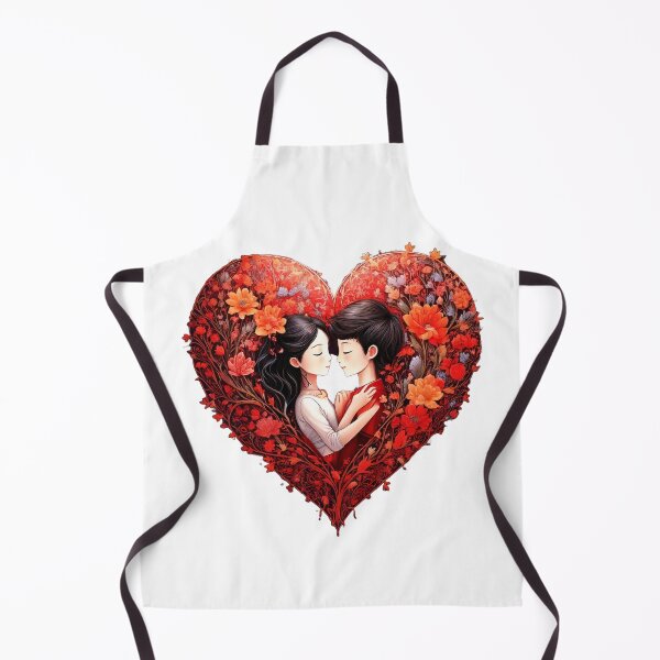 Item preview, heart with a loving couple designed and sold by echotek.