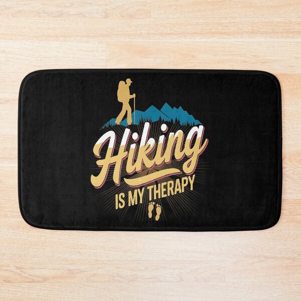 Item preview, Hiking is my therapy - Hiking - Wanderlust - Wander often - Wander always designed and sold by JansenGS.