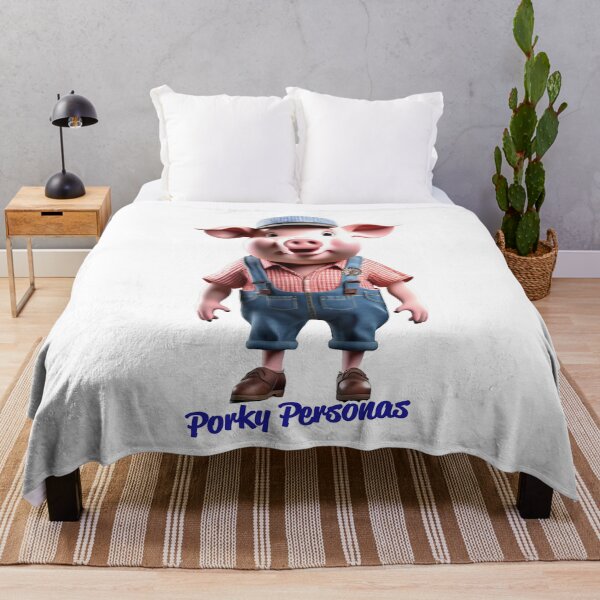 Aperçu de l'œuvre Porky Personas Personnages de cochons amusants créée et vendue par Drone-tees.