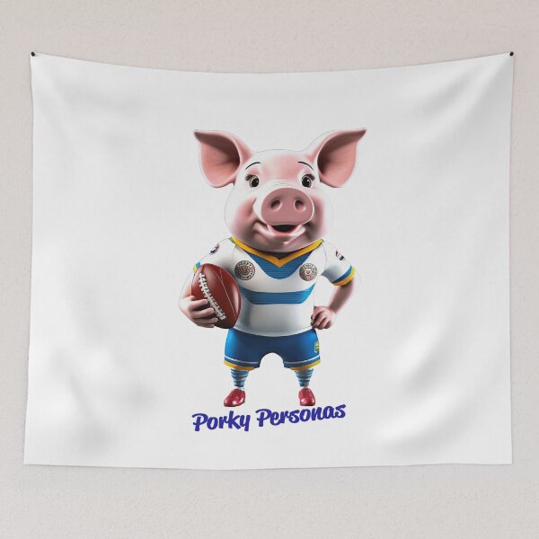 Item preview, Porky Personas Funny Pig Characters designed and sold by Drone-tees.