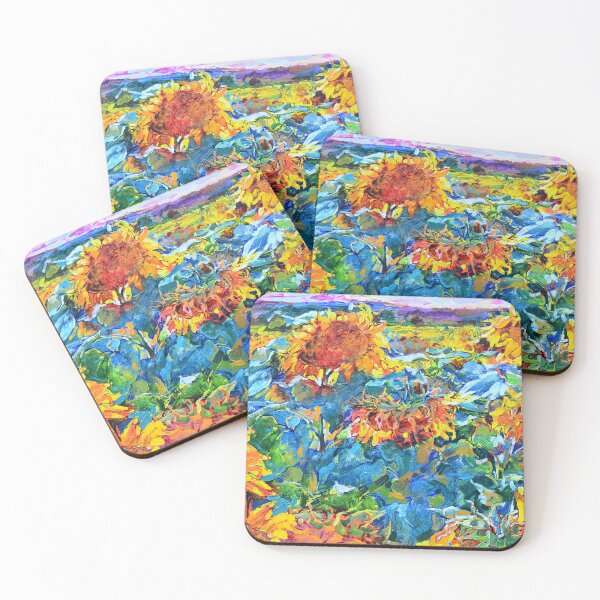 Item preview, Great view of sunflowers field designed and sold by andrii kutsachenko.