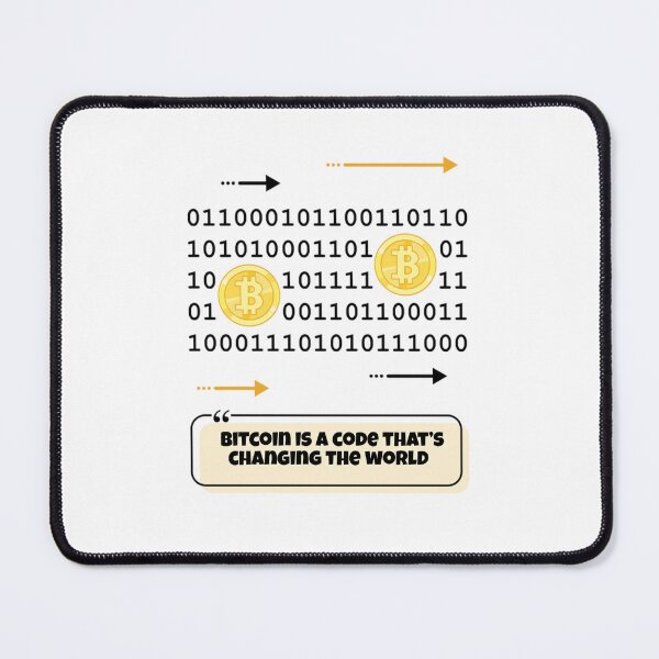 Item preview, Bitcoin is a digital code that changes the world designed and sold by Never Stop Trading.