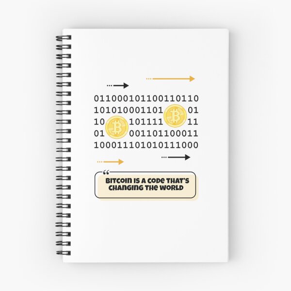 Item preview, Bitcoin is a digital code that changes the world designed and sold by Never Stop Trading.