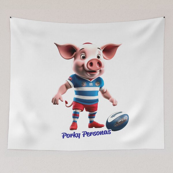 Item preview, Porky Personas Funny Pig Characters designed and sold by Drone-tees.