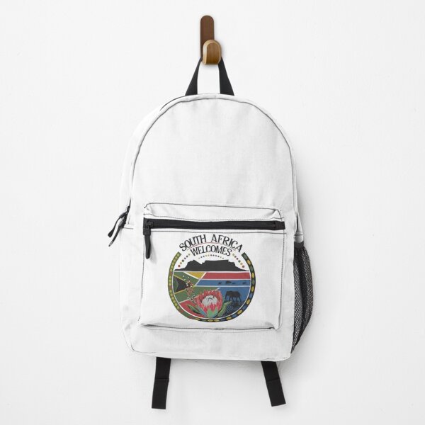 Item preview, South Africa Welcomes Flag Map Johannesburg, Pretoria, Table Mountain designed and sold by AnimalsDH305.