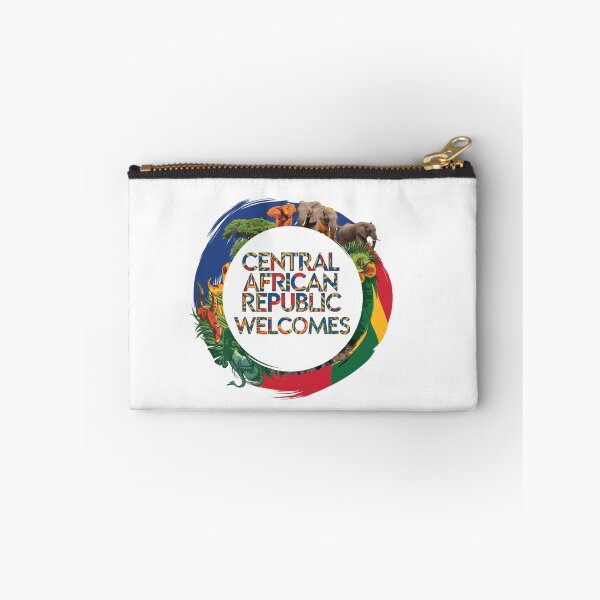 Item preview, Central African Republic Welcomes Flag Map Bangui, Ubangi River designed and sold by AnimalsDH305.