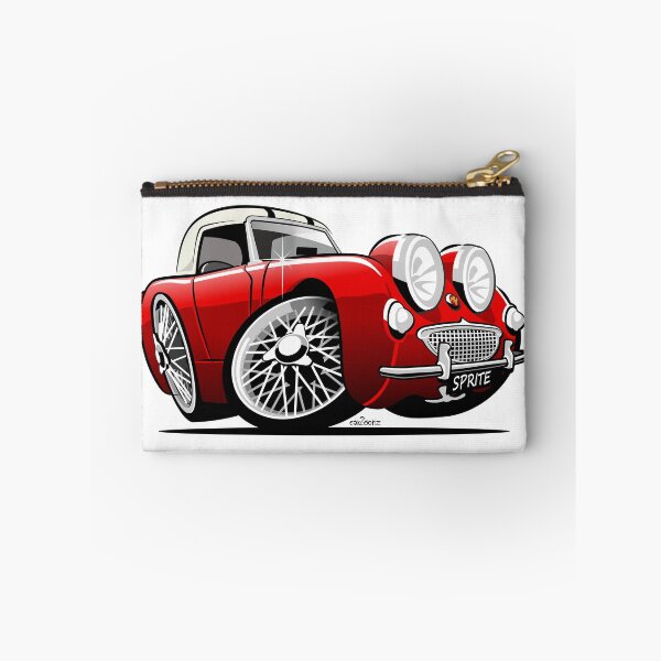 Item preview, Frogeye Sprite caricature red hardtop designed and sold by car2oonz.