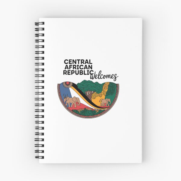 Item preview, Central African Republic Welcomes Flag Map Bangui, Ubangi River designed and sold by AnimalsDH305.