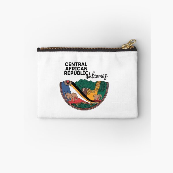 Item preview, Central African Republic Welcomes Flag Map Bangui, Ubangi River designed and sold by AnimalsDH305.