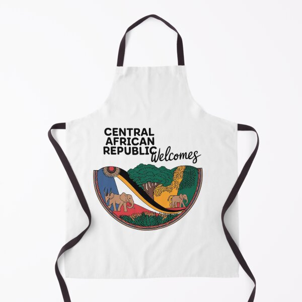 Item preview, Central African Republic Welcomes Flag Map Bangui, Ubangi River designed and sold by AnimalsDH305.