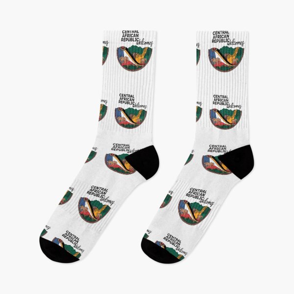 Item preview, Central African Republic Welcomes Flag Map Bangui, Ubangi River designed and sold by AnimalsDH305.