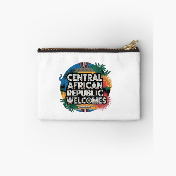 Item preview, Central African Republic Welcomes Flag Map Bangui, Ubangi River designed and sold by AnimalsDH305.