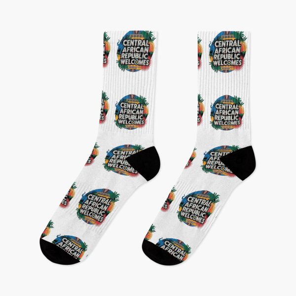 Item preview, Central African Republic Welcomes Flag Map Bangui, Ubangi River designed and sold by AnimalsDH305.