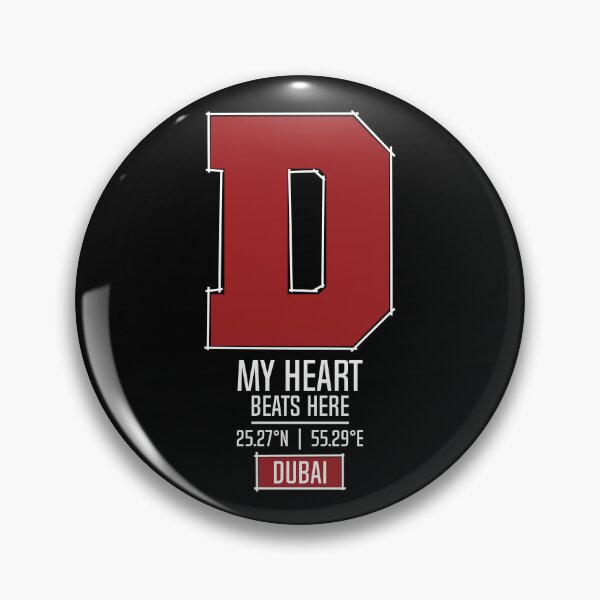 Item preview, DUBAI MY HEART BEATS HERE BLACK designed and sold by LMAGARMENTS.