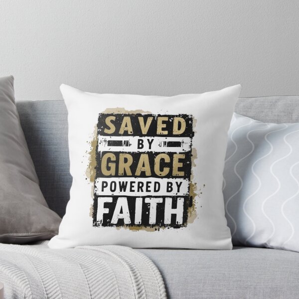 Item preview, Saved by Grace, Powered by Faith designed and sold by SignumShop.