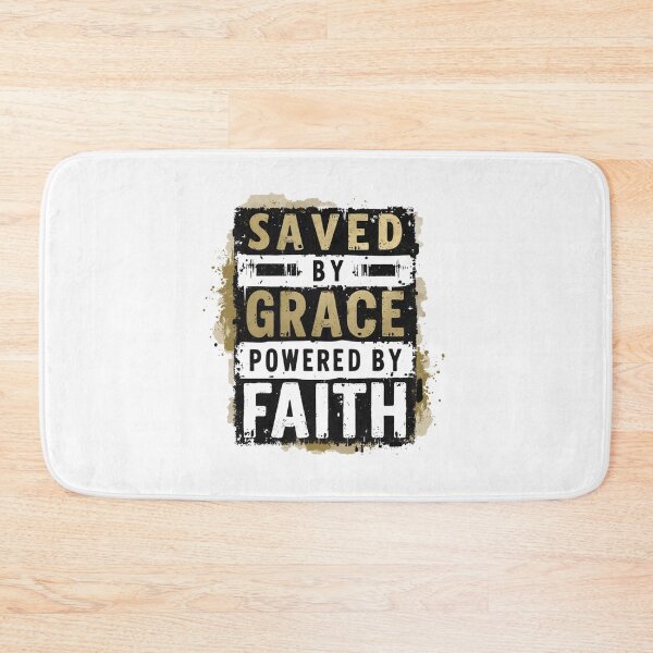 Item preview, Saved by Grace, Powered by Faith designed and sold by SignumShop.