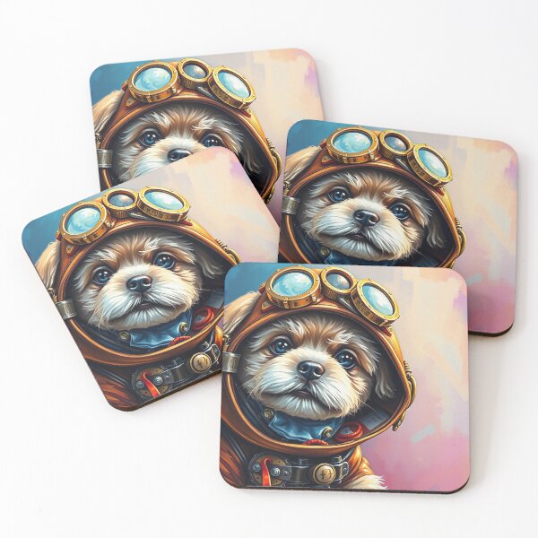 Item preview, Cute Steampunk  Puppy  designed and sold by Skye Ryan-Evans.