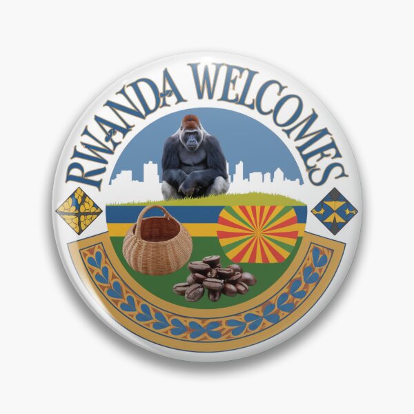 Item preview,  Rwanda Welcomes Flag Map Kigali, Lake Kivu designed and sold by AnimalsDH305.