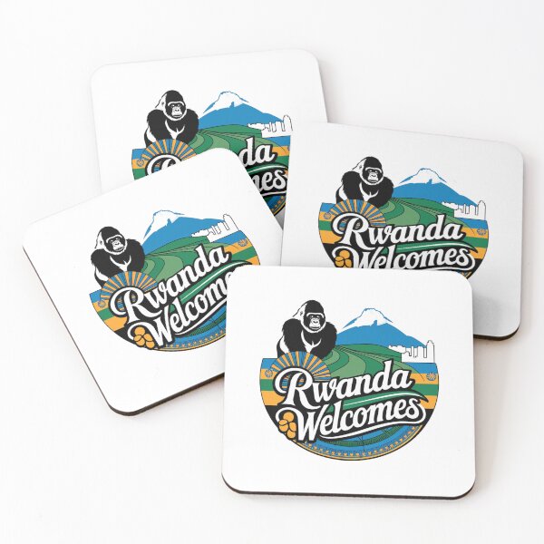 Item preview, Rwanda Welcomes Flag Map Kigali, Lake Kivu designed and sold by AnimalsDH305.