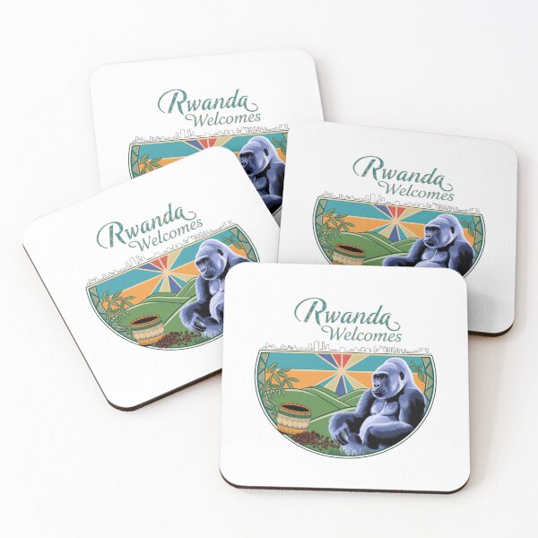 Item preview, Rwanda Welcomes Flag Map Kigali, Lake Kivu designed and sold by AnimalsDH305.
