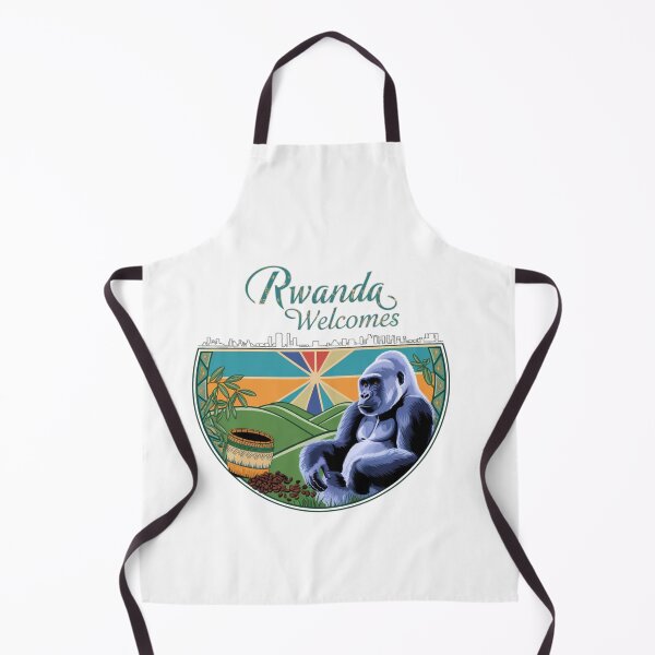 Item preview, Rwanda Welcomes Flag Map Kigali, Lake Kivu designed and sold by AnimalsDH305.