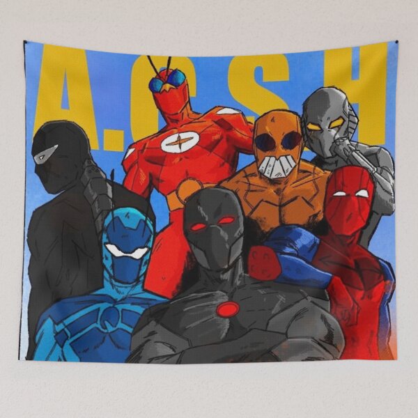 Item preview, A.C.S.H. (Assembly of Crime Stopping Heroes) designed and sold by DreadNaut15.