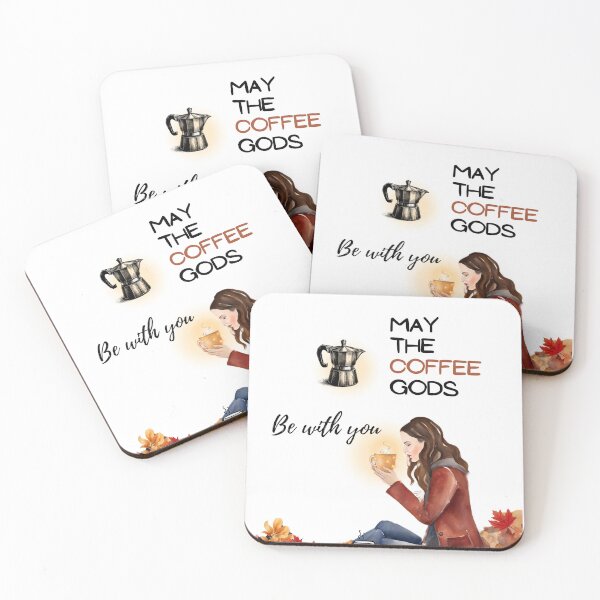 Item preview, May The Coffee Gods Be With You  designed and sold by Lunardreams54.
