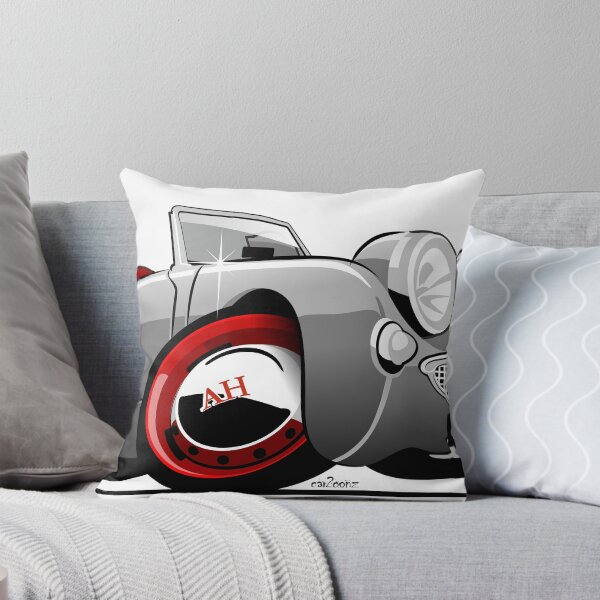 Item preview, Austin Healey Sprite caricature grey designed and sold by car2oonz.