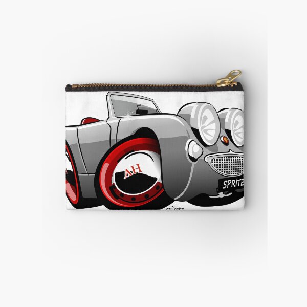 Item preview, Austin Healey Sprite caricature grey designed and sold by car2oonz.