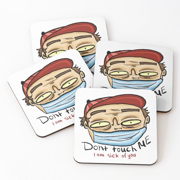 Item preview, Dude with a medical mask on his face designed and sold by VladdissH.
