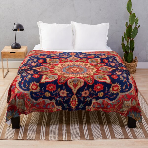 Item preview, Red Purple Oriental Persian Wonderful Carpet designed and sold by GrinGalore.