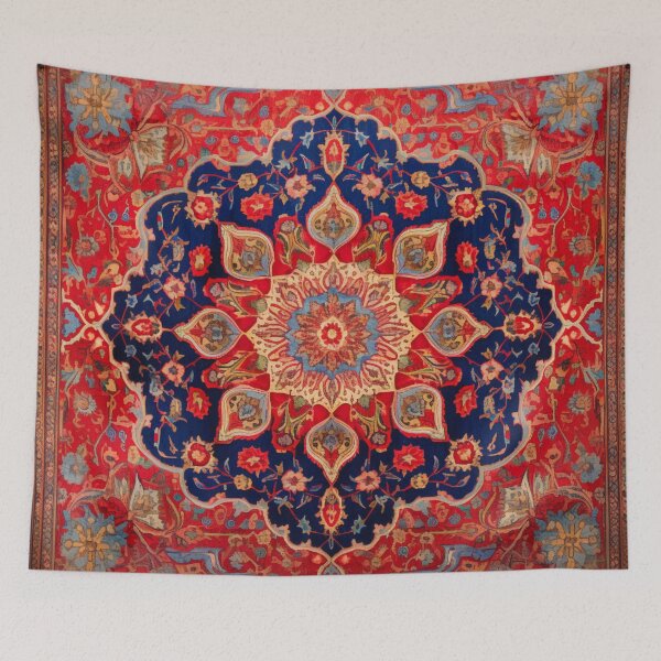 Item preview, Red Purple Oriental Persian Wonderful Carpet  designed and sold by GrinGalore.