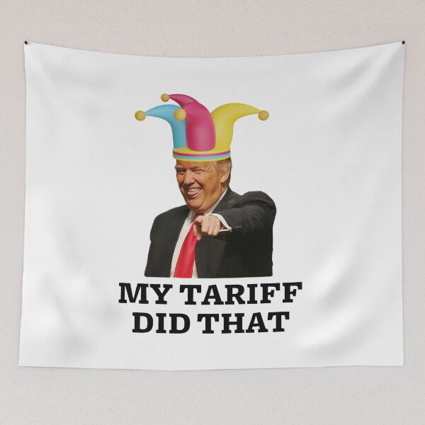 Item preview, Donald Trump My Tariff Did That Jester designed and sold by CekDesigns.