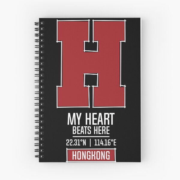 Item preview, HONGKONG MY HEART BEATS HERE BLACK designed and sold by LMAGARMENTS.