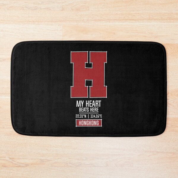 Item preview, HONGKONG MY HEART BEATS HERE BLACK designed and sold by LMAGARMENTS.