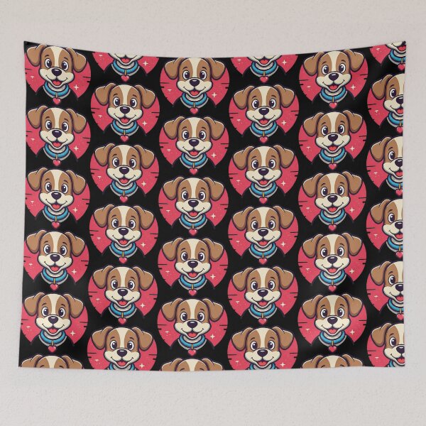 Item preview, Valentines Day dog designed and sold by Tw1nsAIArt.
