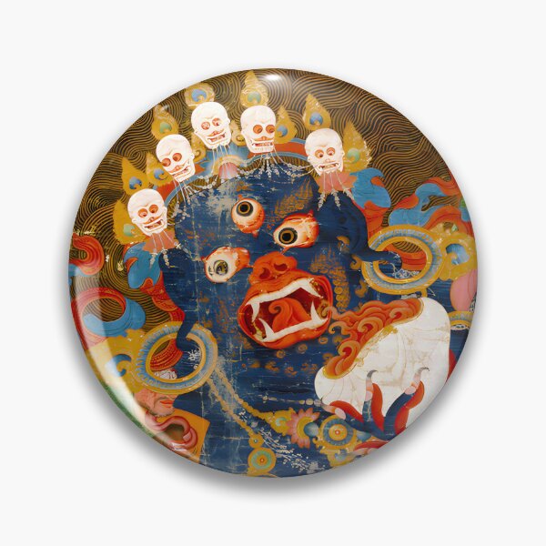 Item preview, Mystical Guardian: Yamantaka, Destroyer of the God of Death - Tibetan Art from the 18th Century designed and sold by HistoryOnWalls.