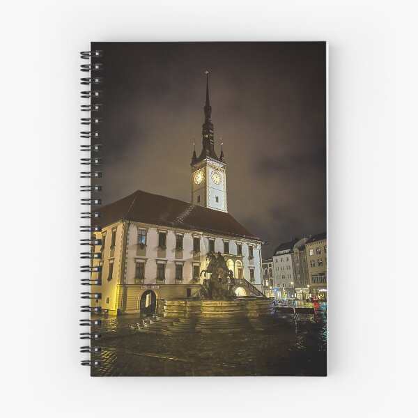 Item preview, Town Hall on A Rainy Night in Olomouc Street Scene 26, Olomouc, Czechia  designed and sold by Douglas E. Welch Design and Photography.