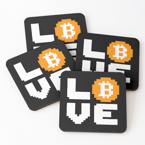 Item preview, Love Bitcoin Pixel Art designed and sold by CyberRex.