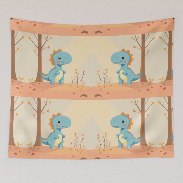 Item preview, Cute Blue Dinosaur designed and sold by Neranchara.