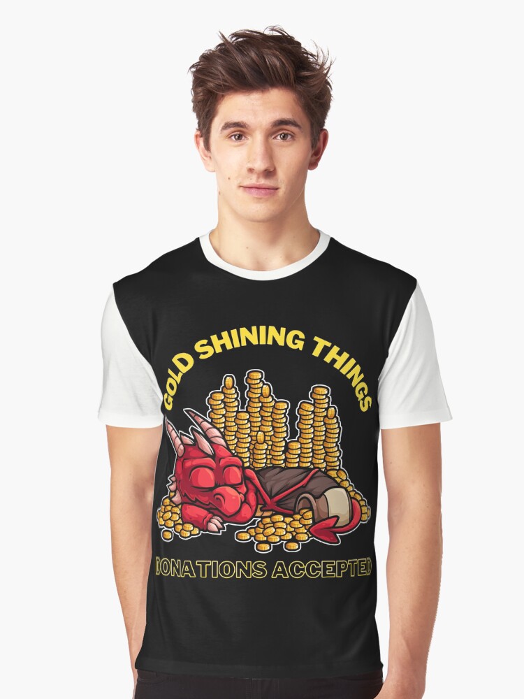 Thumbnail 1 of 5, Graphic T-Shirt, Ember accepts gold donations designed and sold by PoliCromix.