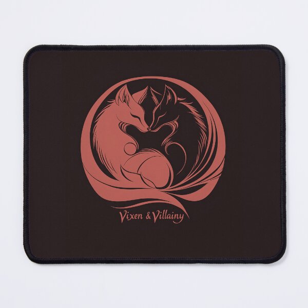 Item preview, Vixen & Villainy Logo Pink And Charcoal designed and sold by Vixen-Villainy.