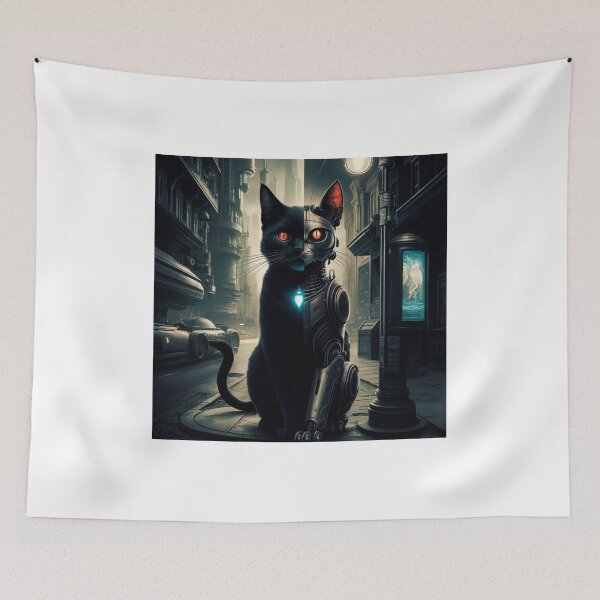 Item preview, The Cat from future - A two faces cat designed and sold by lavka-xd.