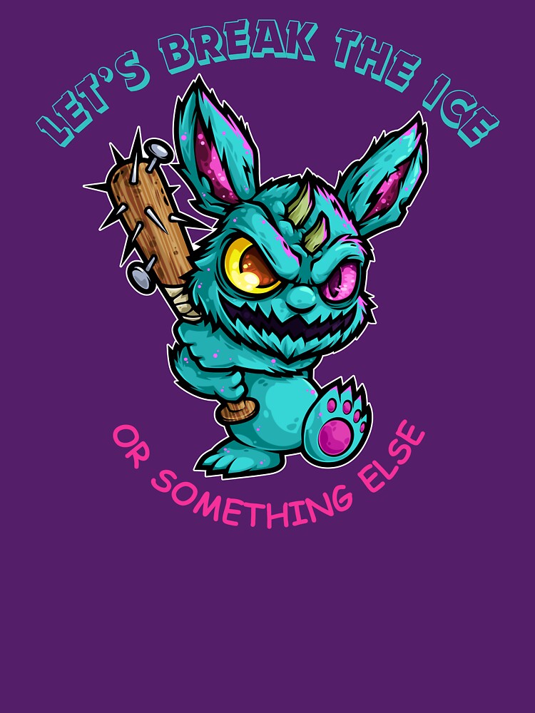 Thumbnail 3 of 3, Relaxed Fit T-Shirt, RabbitLarry's breaking the ice designed and sold by PoliCromix.